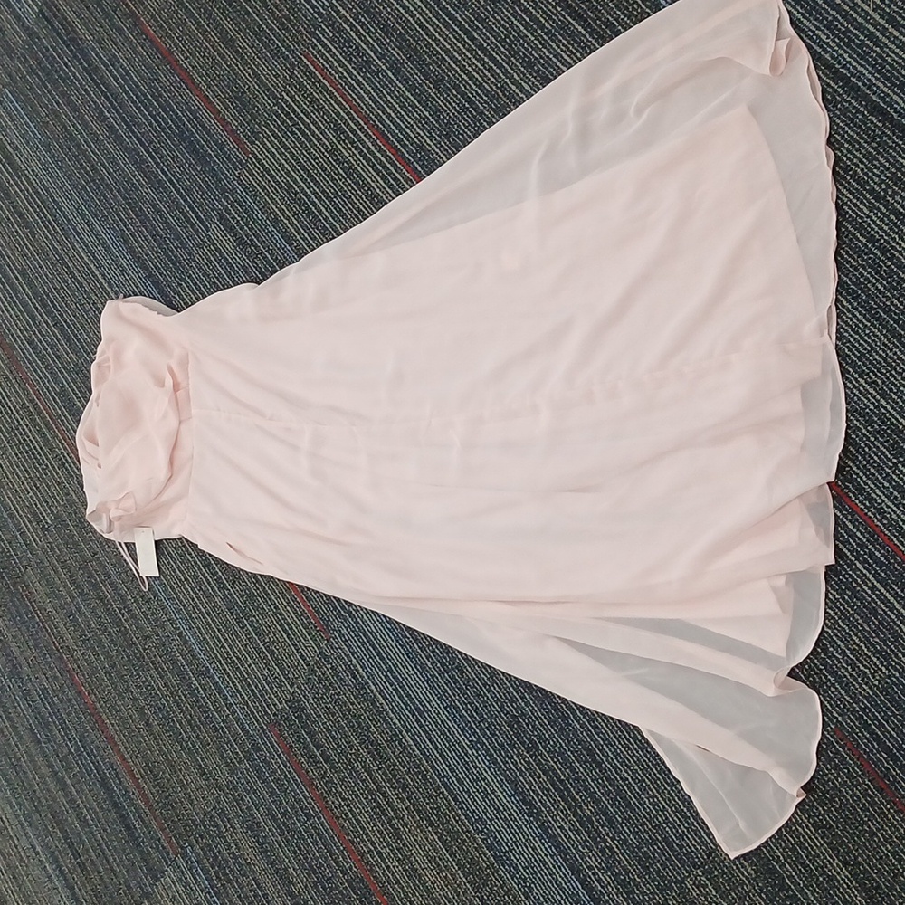 NWT Birdy Pink Kira Chiffon Dress Lg - Picture 7 of 7